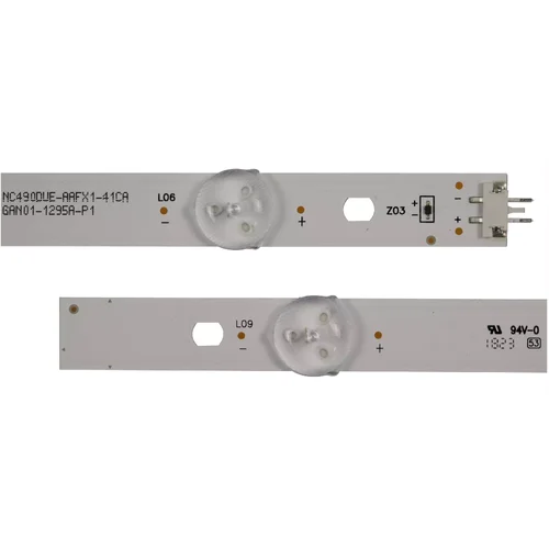 Listwy LED 6916L-1295A 1296A 6916L-1255A 1256A LG 49UJ635V 49UJ6307 49UJ6519 49UK6300 49UK6200 49UK6400 49UK6470 49UJ630V 49UJ634V 49LJ594V 49UM7400 HC490DUN-SLTL1-A19X - zdjęcie 2