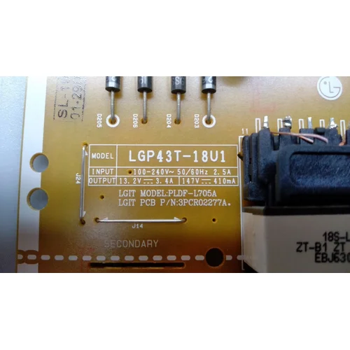 ZASILACZ LG 43UK6950PLB EAX67865101 (1.6) REV1.0 - zdjęcie 2