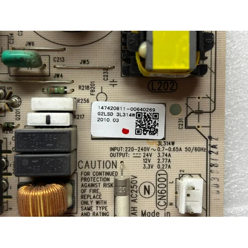 ZASILACZ SONY KDL-32EX302 3L314W - zdjęcie 1