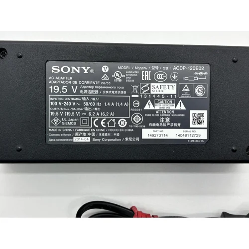 ZASILACZ DO TELEWIZORA TV SONY ACDP-120E02 19.5V 6.2 A - zdjęcie 1