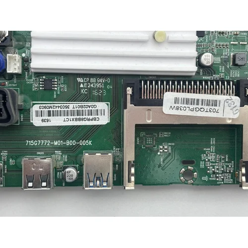 PŁYTA GŁÓWNA CYFROWA MAIN WIFI PHILIPS 65PUS7101/12 715G7772-M01-B00-005K 8WUSAC08V1A1G - zdjęcie 2
