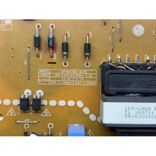 ZASILACZ LG 49UH6507 EAX66793401(1.6) EAY64229801 LGP49DIMU-16CH2 - zdjęcie 1