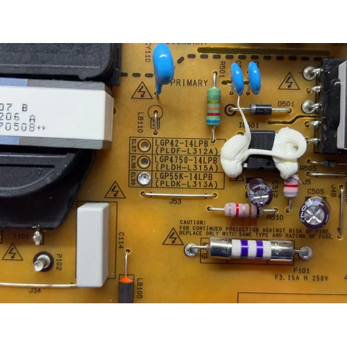 ZASILACZ LG 55LB674V-ZB EAX65424001(2.7) LGP55K-14LPB - zdjęcie 2