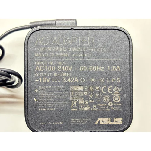 ZASILACZ DO LAPTOPA ASUS ADP-65GD 19V 3.42A - zdjęcie 1