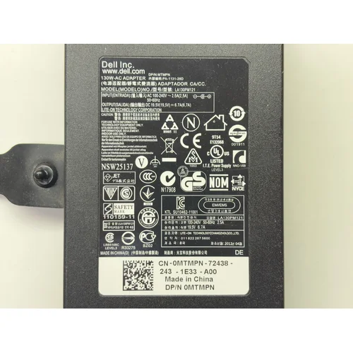 ZASILACZ DO LAPTOPA DELL LA130PM121 19.5V 6.7A - zdjęcie 1