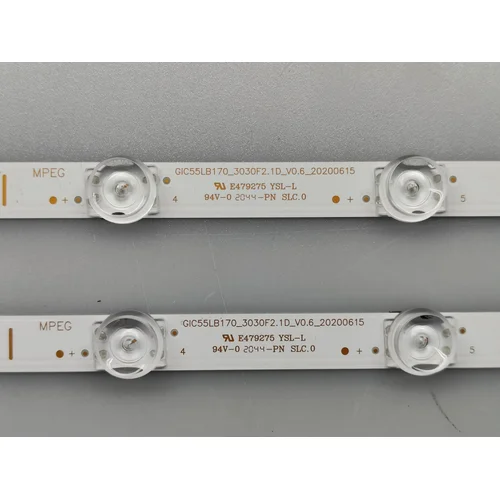 PODŚWIETLENIE LED TCL 55P615 GIC55LB170_3030F2.1D LVU550NDEL CS9W41 V1 - zdjęcie 1