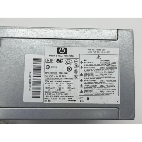 ZASILACZ ATX HP PC6015 460968-001 365W DO KOMPUTERA PC - zdjęcie 3