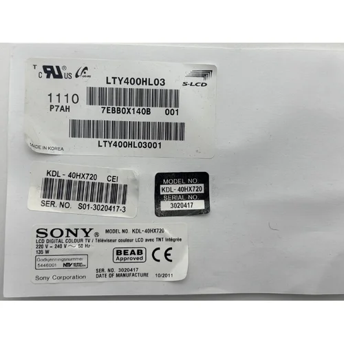 INWERTER DRIVER LED SONY KDL-40HX720 SSL4055_2E4A - zdjęcie 3