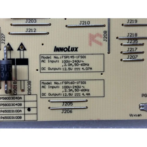 ZASILACZ PANASONIC TX-65JX810E FSP160-1FS01 P650D310DA - zdjęcie 1