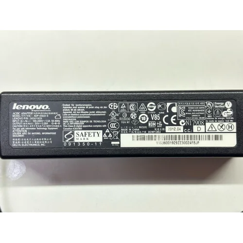 ZASILACZ DO LAPTOPA LENOVO ADP-65KH 20V 3.25A + KABEL ZASILAJĄCY - zdjęcie 1