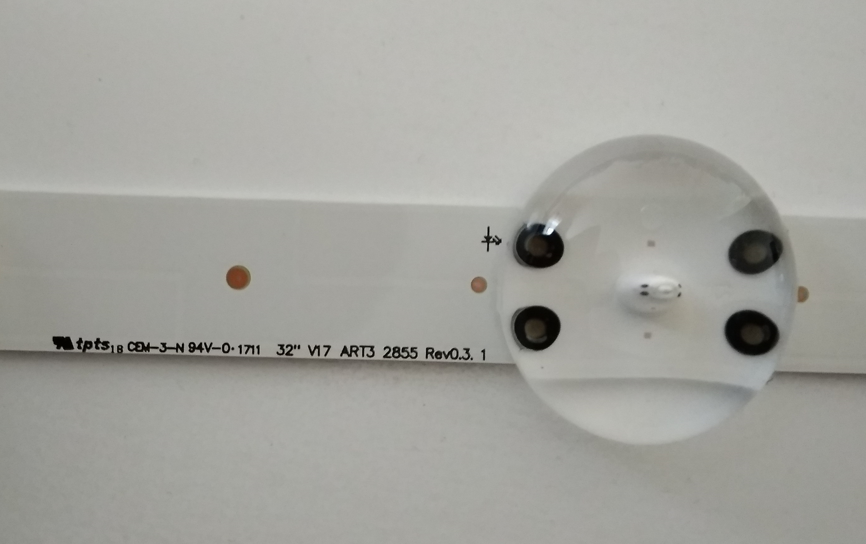 listwa led 32 v17 art3 2855 6916l 2855b lg 32lj510v 660mm 1