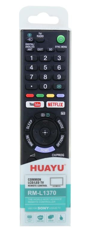 pilot do sony smart tv rm l1370 zamiennik huayu youtube netflix hom kod producenta 5908313560912