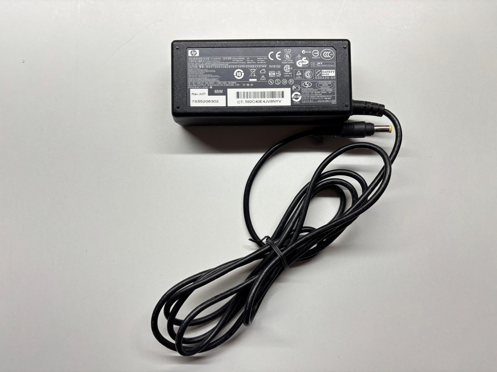 ZASILACZ DO LAPTOPA HP PA-1650-02H 18.5V 3.5A